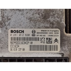 Recambio de centralita motor uce para peugeot partner (s2) totem referencia OEM IAM 9661813780 0281012620 EDC16C34