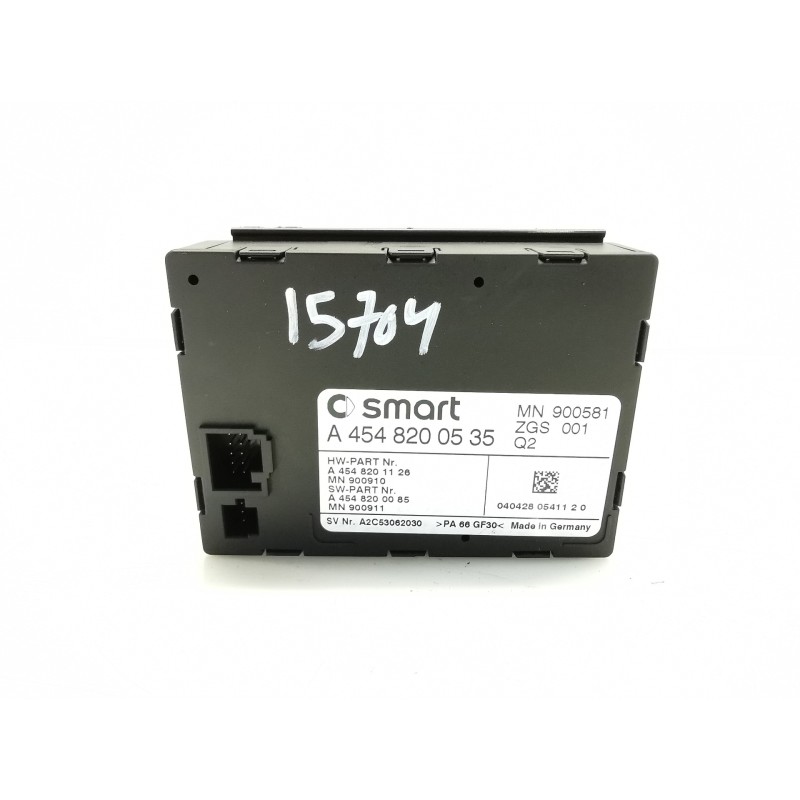 Recambio de centralita inmovilizador para smart forfour básico (55kw) referencia OEM IAM A4548200535 4548200535 A4548200085 Recambio de centralita inmovilizador para smart forfour básico (55kw) referencia OEM IAM A4548200535 4548200535 A4548200085