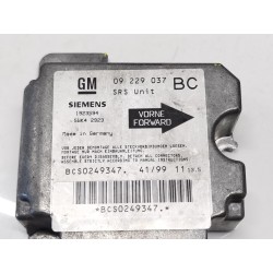 Recambio de centralita airbag para opel astra g berlina club referencia OEM IAM 09229037BC  
