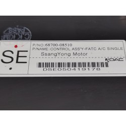 Recambio de mando calefacción / aire acondicionado para ssangyong rexton rx 270 full referencia OEM IAM 6870008510  
