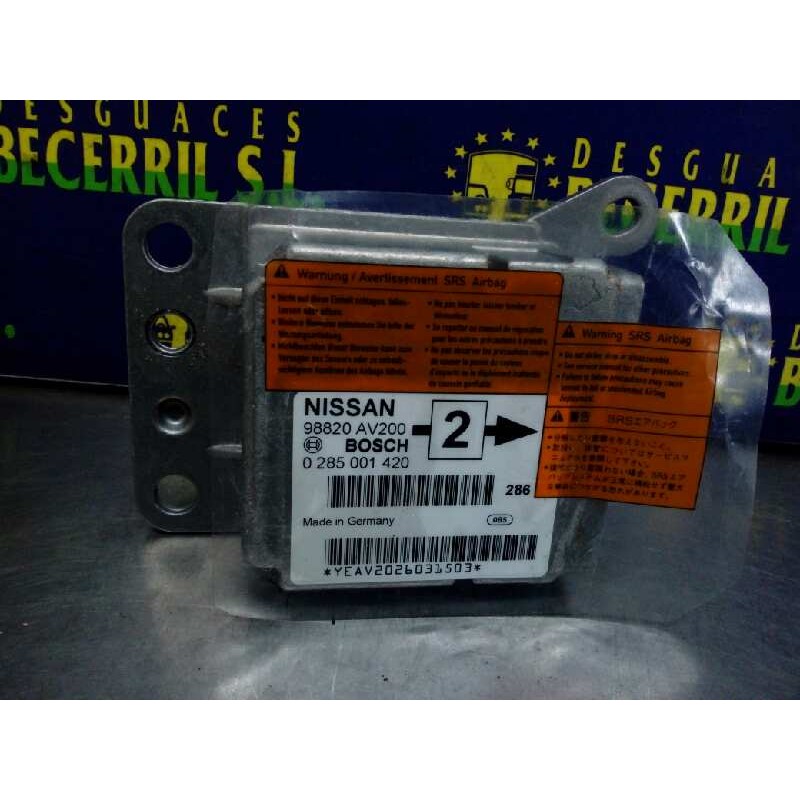 Recambio de centralita airbag para nissan primera berlina (p12) acenta referencia OEM IAM 98820AV200 0285001420 Recambio de centralita airbag para nissan primera berlina (p12) acenta referencia OEM IAM 98820AV200 0285001420