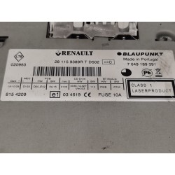 Recambio de sistema audio / radio cd para renault scenic iii dynamique referencia OEM IAM 281159389R  