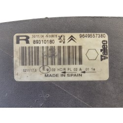 Recambio de faro derecho para citroen xsara picasso 2.0 hdi exclusive referencia OEM IAM 9649557380  