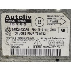 Recambio de centralita airbag para peugeot 307 (s1) xr referencia OEM IAM 9653493380  