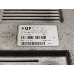 Recambio de centralita motor uce para fiat punto berlina (188) 1.3 16v multijet feel referencia OEM IAM 55192093  