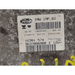 Recambio de centralita motor uce para peugeot 206 berlina xr referencia OEM IAM 9637086980  
