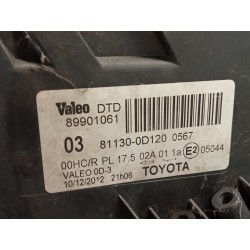 Recambio de faro derecho para toyota yaris (ksp9/scp9/nlp9) básico referencia OEM IAM 89901061  