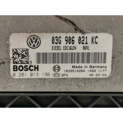 Recambio de centralita motor uce para volkswagen touran (1t1) advance referencia OEM IAM 03G906021KC 0281013196 