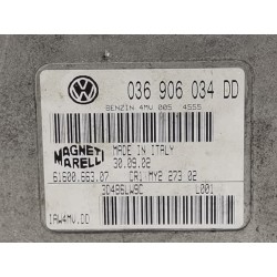 Recambio de centralita motor uce para volkswagen polo (9n1) highline referencia OEM IAM 036906034DD  