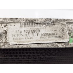 Recambio de radiador agua para dacia sandero ambiance referencia OEM IAM 214100598R  
