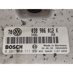 Recambio de centralita motor uce para volkswagen golf iv berlina (1j1) básico referencia OEM IAM 038906012K 0281010111 