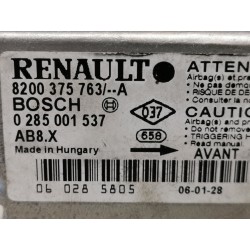 Recambio de centralita airbag para renault clio ii fase ii (b/cb0) authentique referencia OEM IAM 8200375763A 0285001537 