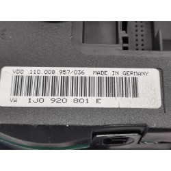 Recambio de cuadro instrumentos para volkswagen golf iv berlina (1j1) básico referencia OEM IAM 1J0920801E  