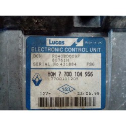Recambio de centralita motor uce para renault clio ii fase i (b/cbo) 1.9 d referencia OEM IAM HOM7700104956 7700111205 R04080009