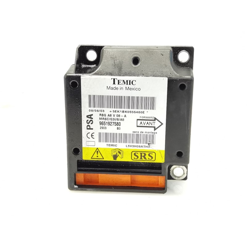 Recambio de centralita airbag para citroen c3 1.4 hdi vivace referencia OEM IAM 9651927580  