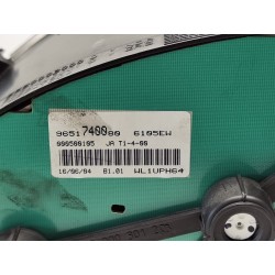 Recambio de cuadro instrumentos para peugeot 206 berlina xt referencia OEM IAM 9651740080  