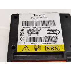 Recambio de centralita airbag para citroen c3 1.4 hdi vivace referencia OEM IAM 9651927580  