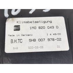 Recambio de mando calefacción / aire acondicionado para seat leon (1m1) signo referencia OEM IAM 1M0820043D 5HB00797802 