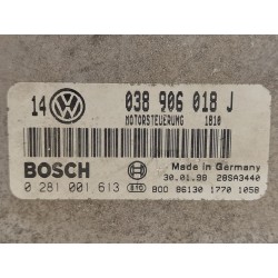 Recambio de centralita motor uce para volkswagen golf iv berlina (1j1) advance referencia OEM IAM 038906018J 0281001613 