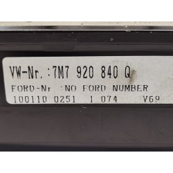 Recambio de cuadro instrumentos para seat alhambra (7v9) reference referencia OEM IAM 7M7920840Q 110080035 110080034