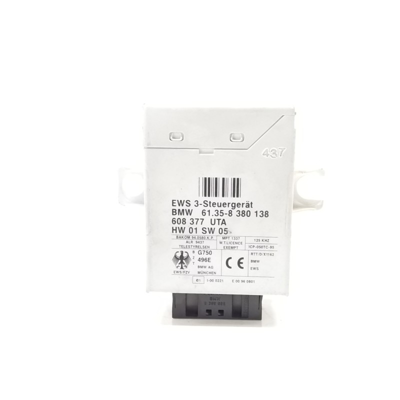Recambio de módulo electrónico para bmw serie 5 berlina (e39) 525tds referencia OEM IAM 61358380138 Recambio de módulo electrónico para bmw serie 5 berlina (e39) 525tds referencia OEM IAM 61358380138