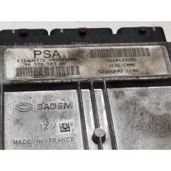 Recambio de centralita motor uce para citroen c2 sx referencia OEM IAM 9649433980  