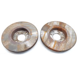 Recambio de disco freno delantero para nissan micra (k12e) acenta referencia OEM IAM   