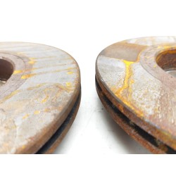 Recambio de disco freno delantero para nissan micra (k12e) acenta referencia OEM IAM   
