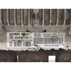 Recambio de centralita motor uce para peugeot partner (s2) referencia OEM IAM SW9657662380 5WS40155CT 9657662380