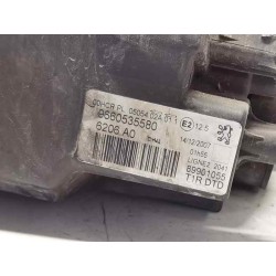 Recambio de faro derecho para peugeot 206 berlina x-line referencia OEM IAM 9660535580  