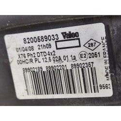 Recambio de faro derecho para renault kangoo referencia OEM IAM 8200589033  