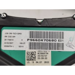 Recambio de cuadro instrumentos para peugeot 307 break/sw (s2) sw referencia OEM IAM P9660470680  
