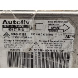 Recambio de centralita airbag para citroen c3 picasso exclusive referencia OEM IAM 9666412180 609973600 