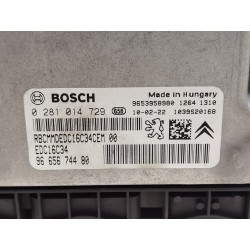 Recambio de centralita motor uce para citroen c4 grand picasso referencia OEM IAM 9665674480 0281014729 EDC16C34