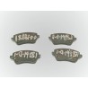 Recambio de pastillas de freno delanteras para nissan micra (k12e) acenta referencia OEM IAM 41060AX625  