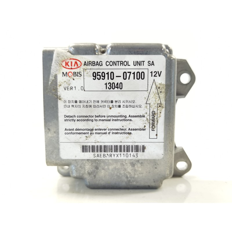 Recambio de centralita airbag para kia picanto 1.1 active referencia OEM IAM 9591007100 Recambio de centralita airbag para kia picanto 1.1 active referencia OEM IAM 9591007100