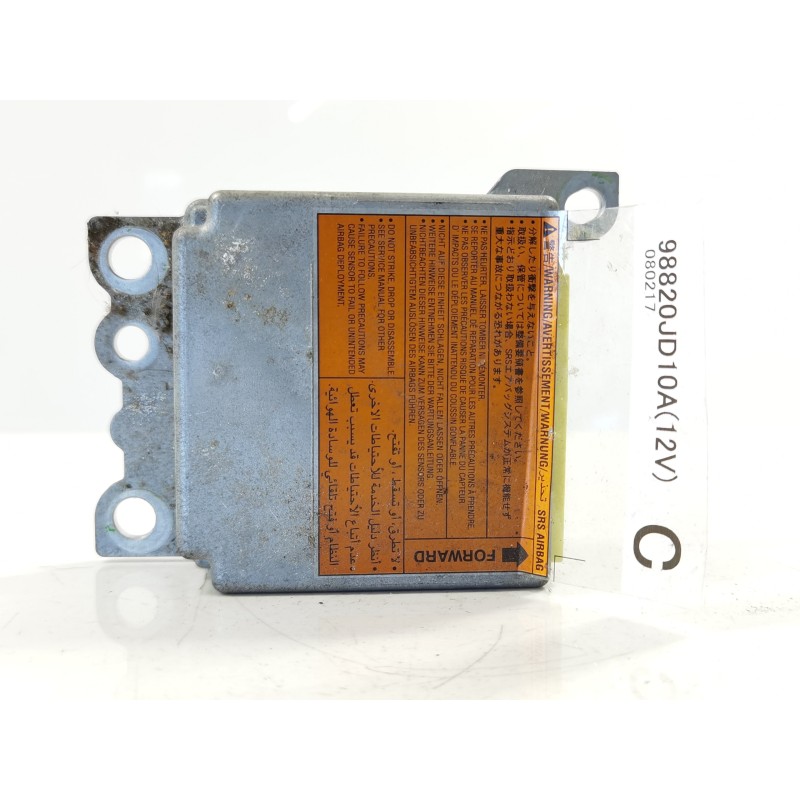 Recambio de centralita airbag para nissan qashqai (j10) referencia OEM IAM 98820JD10A Recambio de centralita airbag para nissan qashqai (j10) referencia OEM IAM 98820JD10A