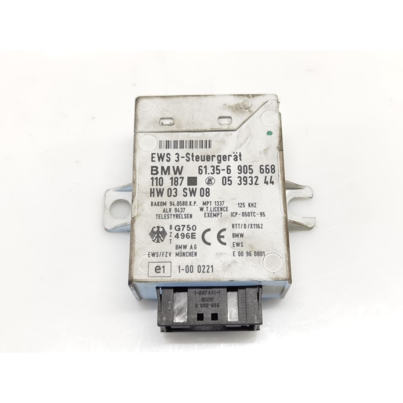 Recambio de centralita inmovilizador para bmw serie 3 berlina (e46) 320d referencia OEM IAM 61356905668 Recambio de centralita inmovilizador para bmw serie 3 berlina (e46) 320d referencia OEM IAM 61356905668