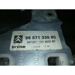 Recambio de elevalunas delantero derecho para citroen c4 berlina cool referencia OEM IAM 9657133580 9681574880 