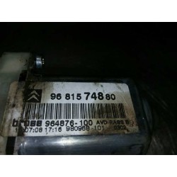 Recambio de elevalunas delantero derecho para citroen c4 berlina cool referencia OEM IAM 9657133580 9681574880 