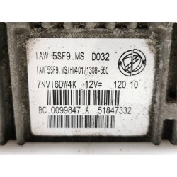 Recambio de centralita motor uce para fiat 500 cabrio (150) pop referencia OEM IAM 51847332  