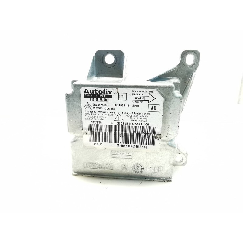 Recambio de centralita airbag para citroen c4 picasso 1.6 16v hdi fap referencia OEM IAM 9673625180  