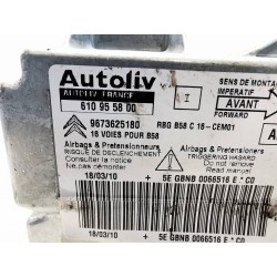Recambio de centralita airbag para citroen c4 picasso 1.6 16v hdi fap referencia OEM IAM 9673625180  