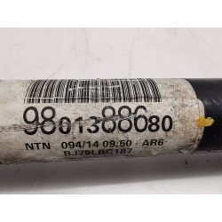 Recambio de transmisión delantera derecha para citroen c3 attraction referencia OEM IAM 9801388680  