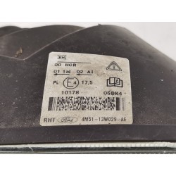 Recambio de faro derecho para ford focus berlina (cap) referencia OEM IAM 4M5113W029AE  