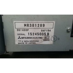Recambio de pantalla multifuncion para mitsubishi space star (dg0) 1600 avance referencia OEM IAM MR381289  