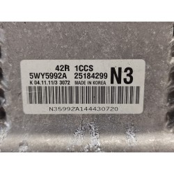 Recambio de centralita motor uce para chevrolet aveo ls referencia OEM IAM 25184299N3 5WY5992A 