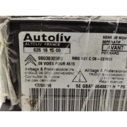 Recambio de centralita airbag para citroen c3 attraction referencia OEM IAM 9803832380  