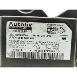 Recambio de centralita airbag para citroen c3 attraction referencia OEM IAM 9803832380  