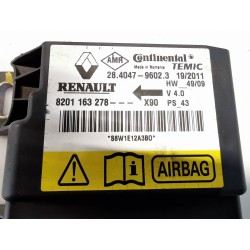 Recambio de centralita airbag para dacia sandero referencia OEM IAM 8201163278  